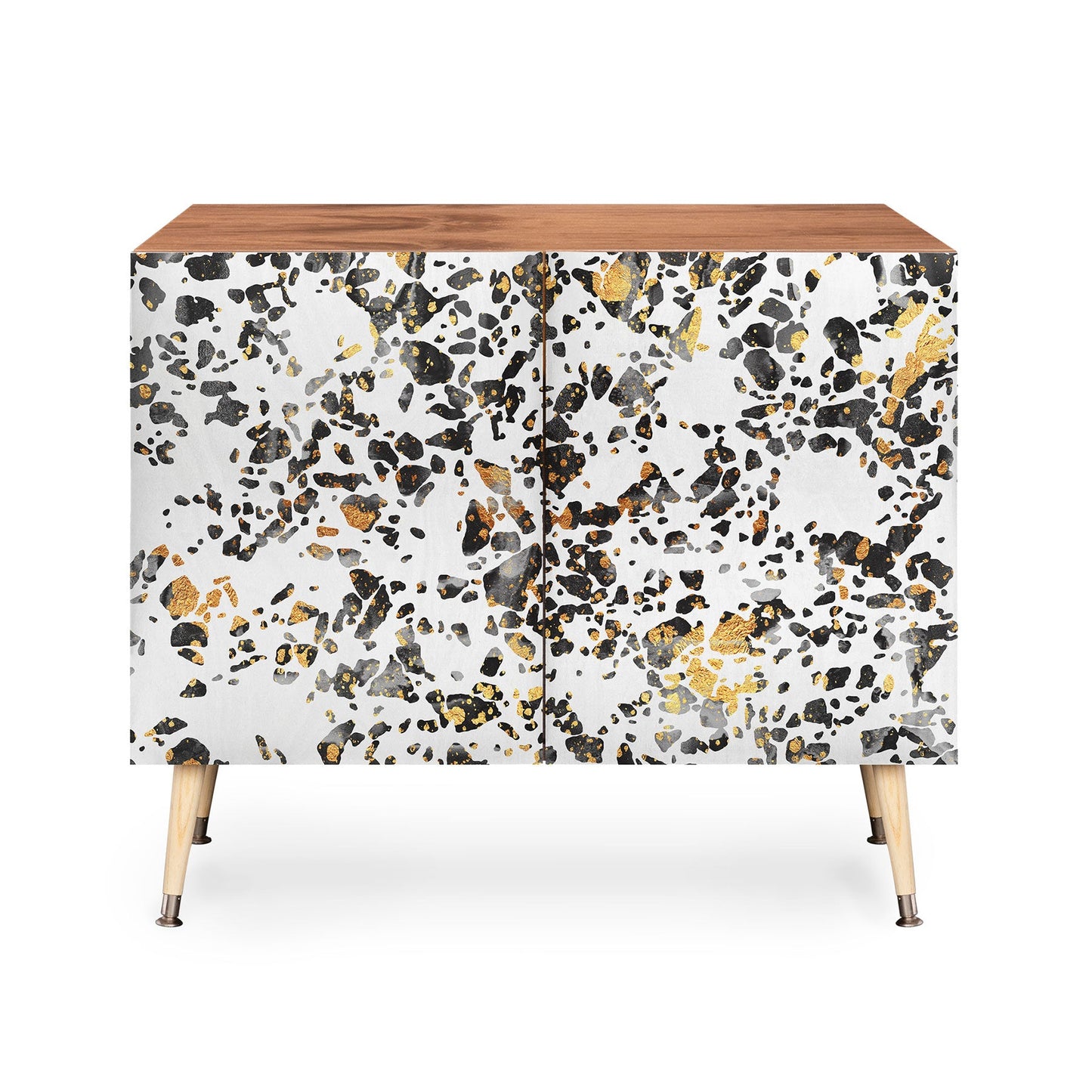Elisabeth Fredriksson Gold Speckled Terrazzo Credenza