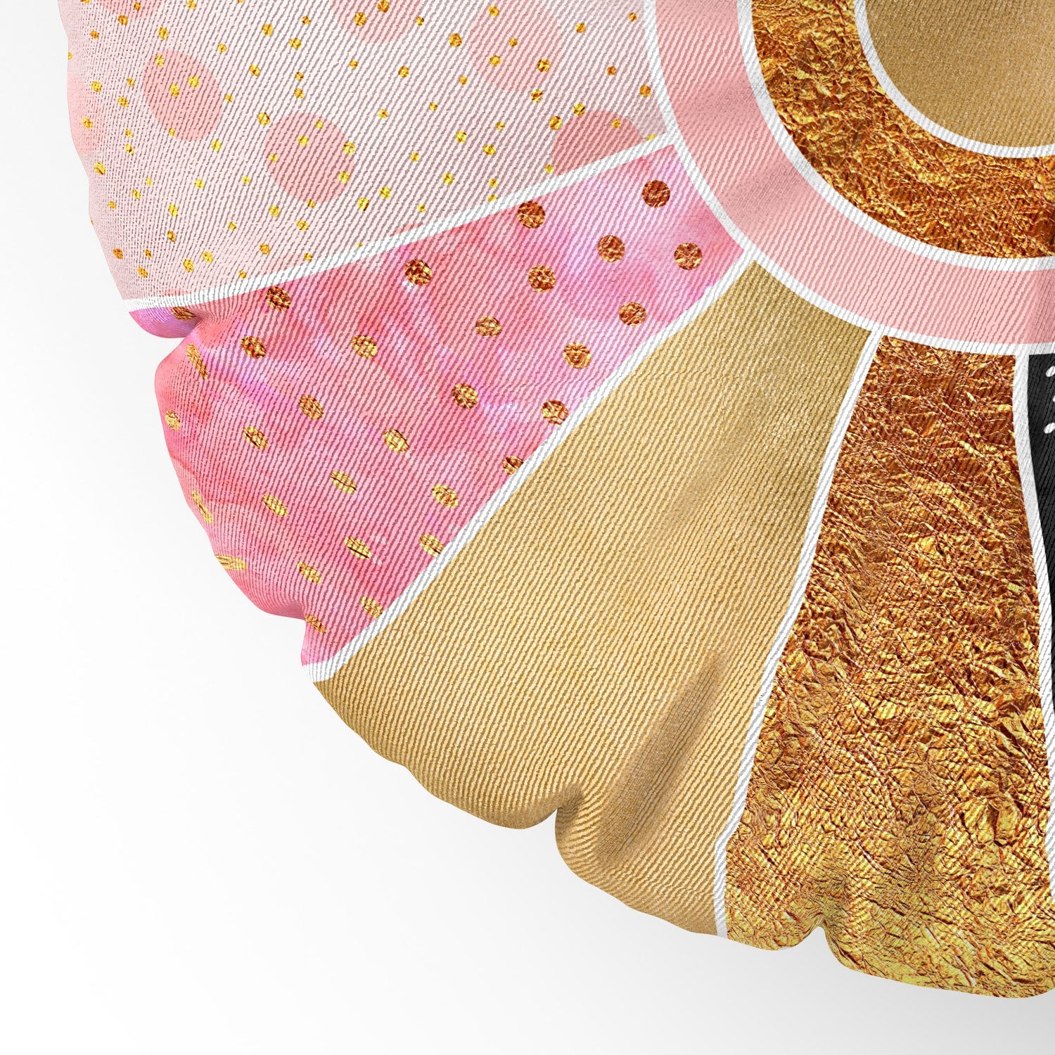 Elisabeth Fredriksson Happy Sunshine Floor Pillow Round
