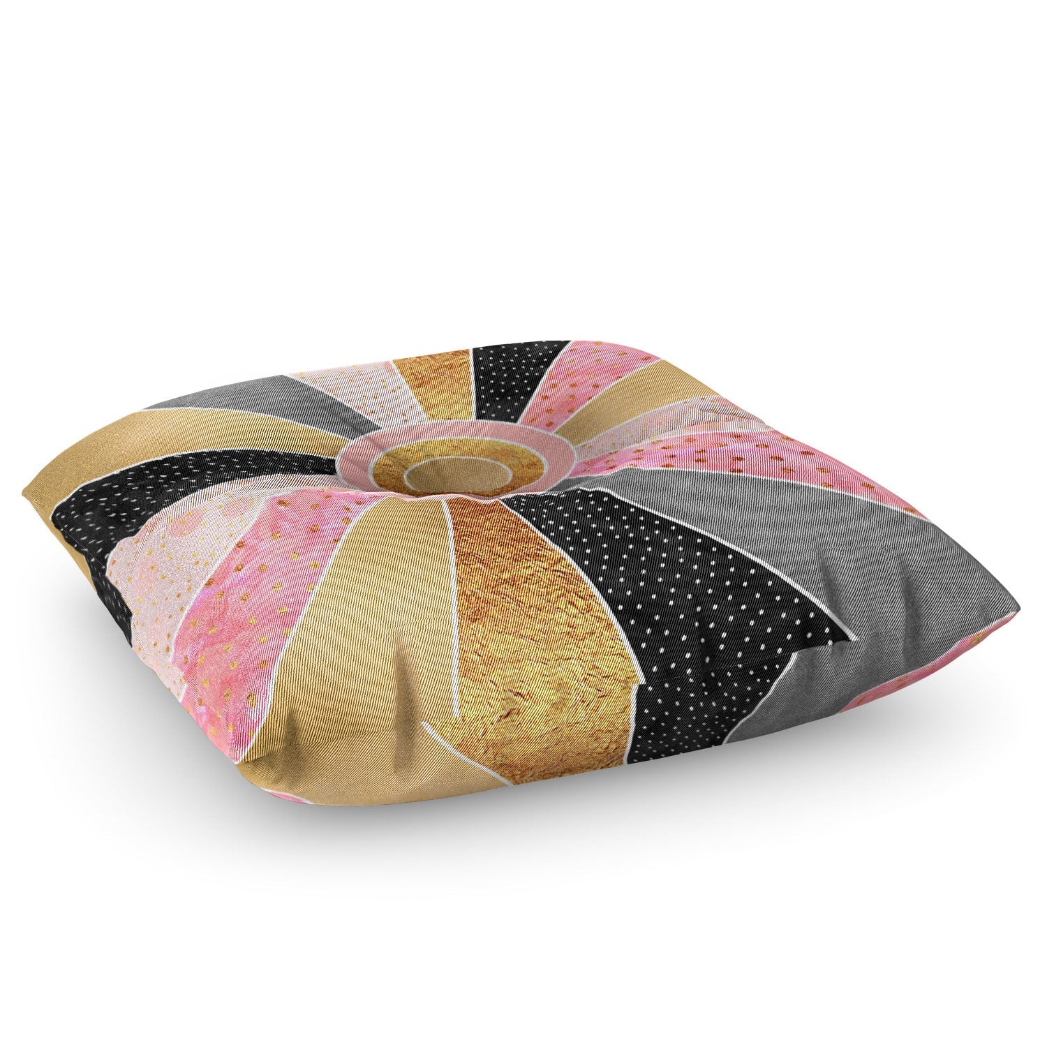 Elisabeth Fredriksson Happy Sunshine Floor Pillow Square