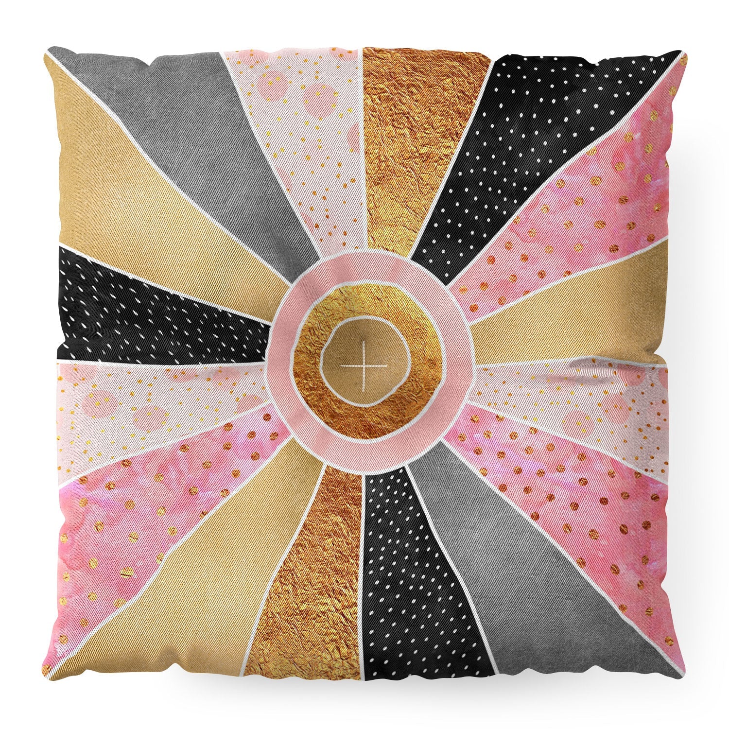 Elisabeth Fredriksson Happy Sunshine Floor Pillow Square