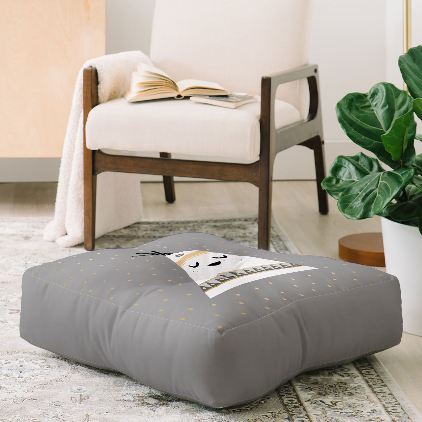 Elisabeth Fredriksson Little Tipi Floor Pillow Square