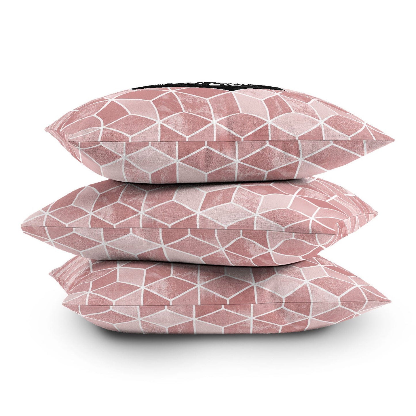 Elisabeth Fredriksson She Believed She Could Pink Outdoor Throw Pillow