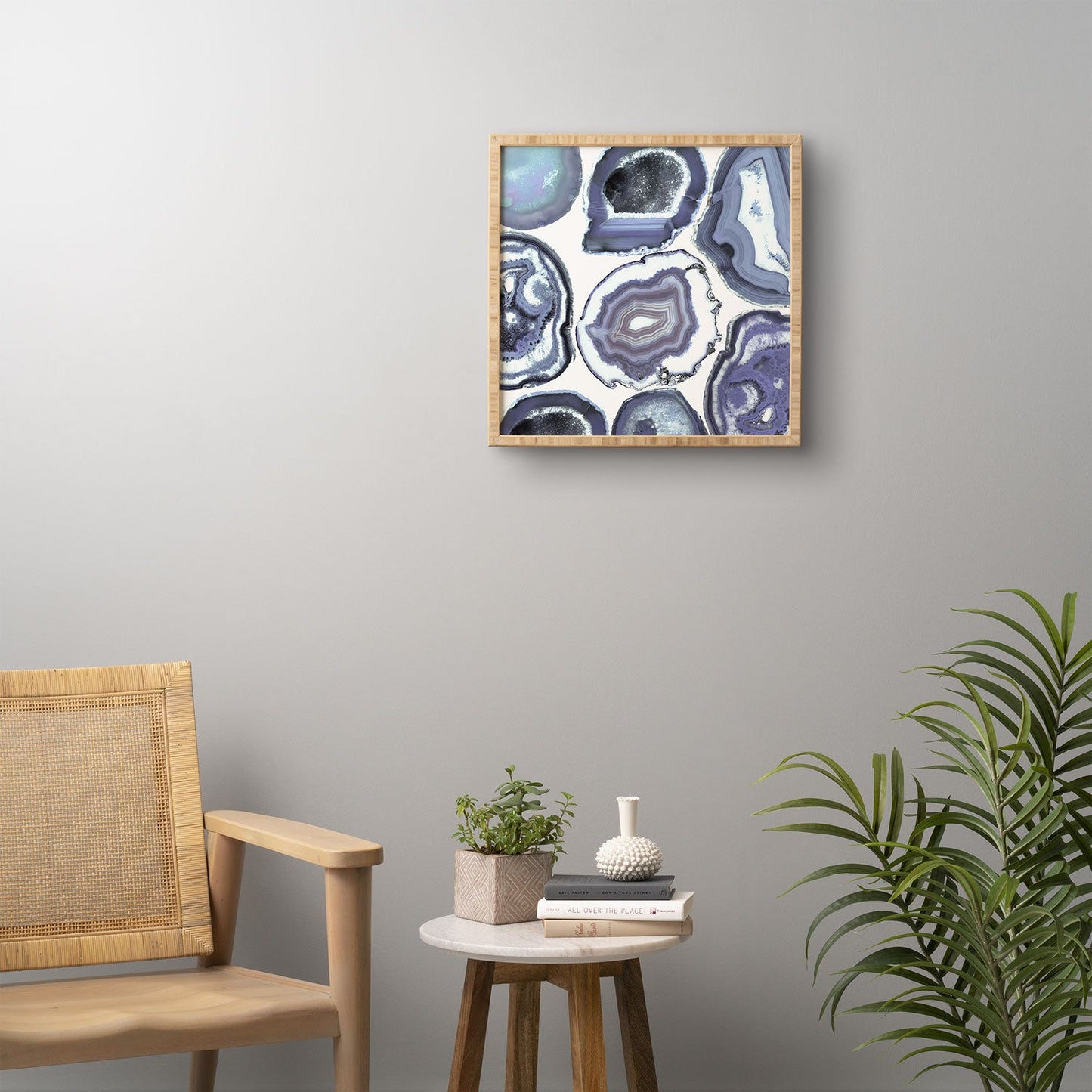 Emanuela Carratoni Agate Rhapsody Framed Wall Art