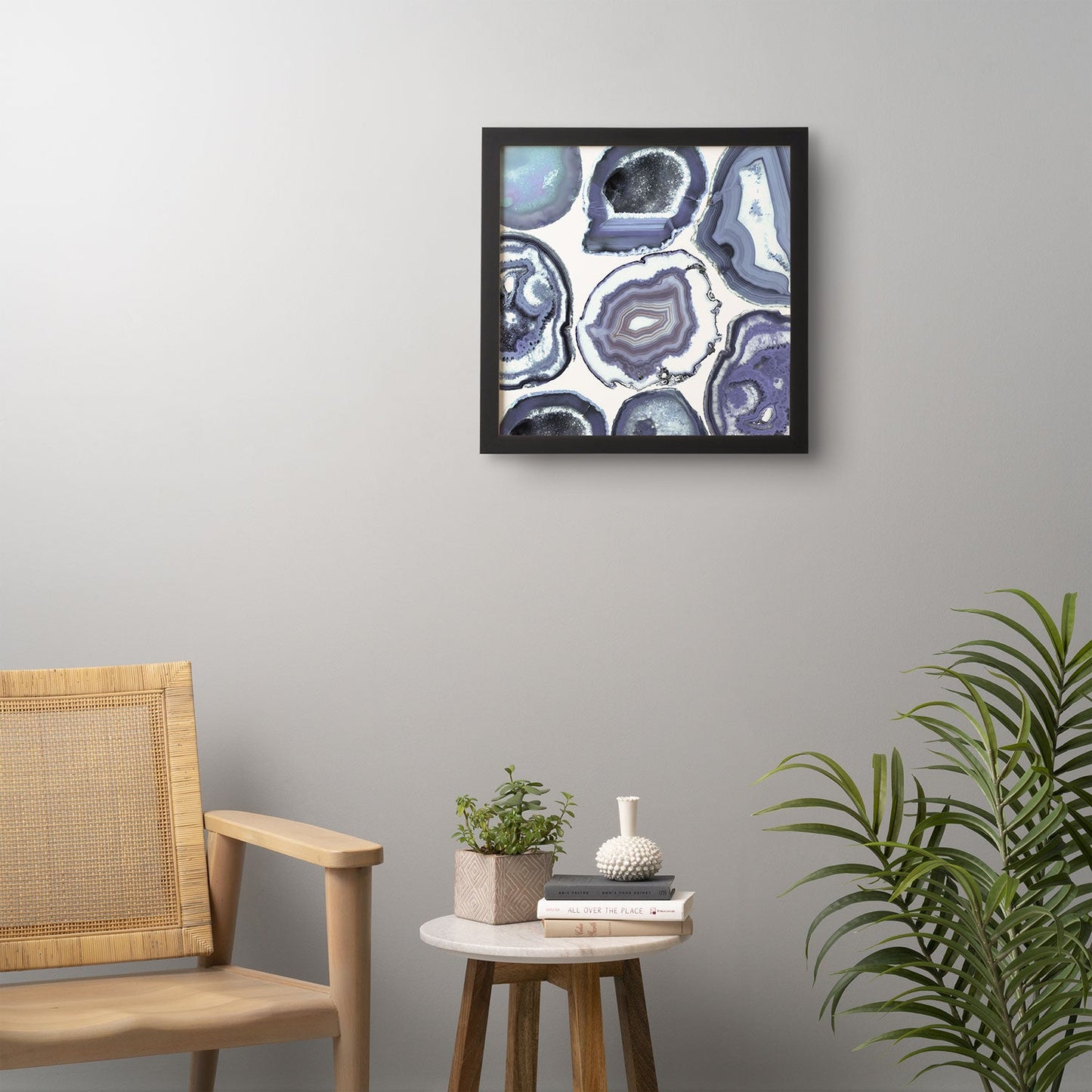 Emanuela Carratoni Agate Rhapsody Framed Wall Art