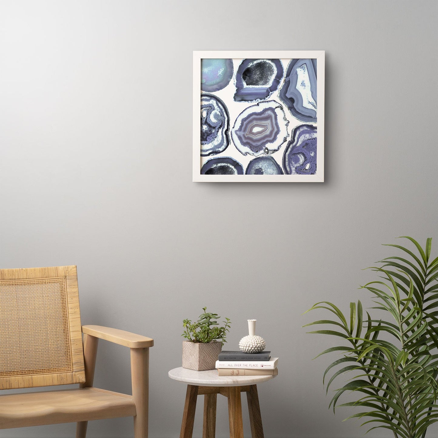 Emanuela Carratoni Agate Rhapsody Framed Wall Art