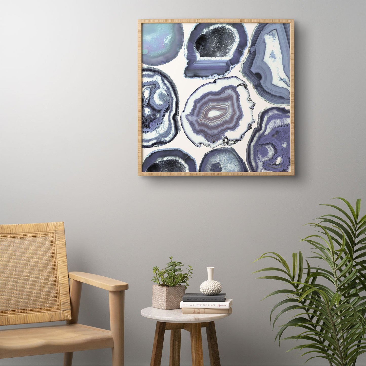 Emanuela Carratoni Agate Rhapsody Framed Wall Art