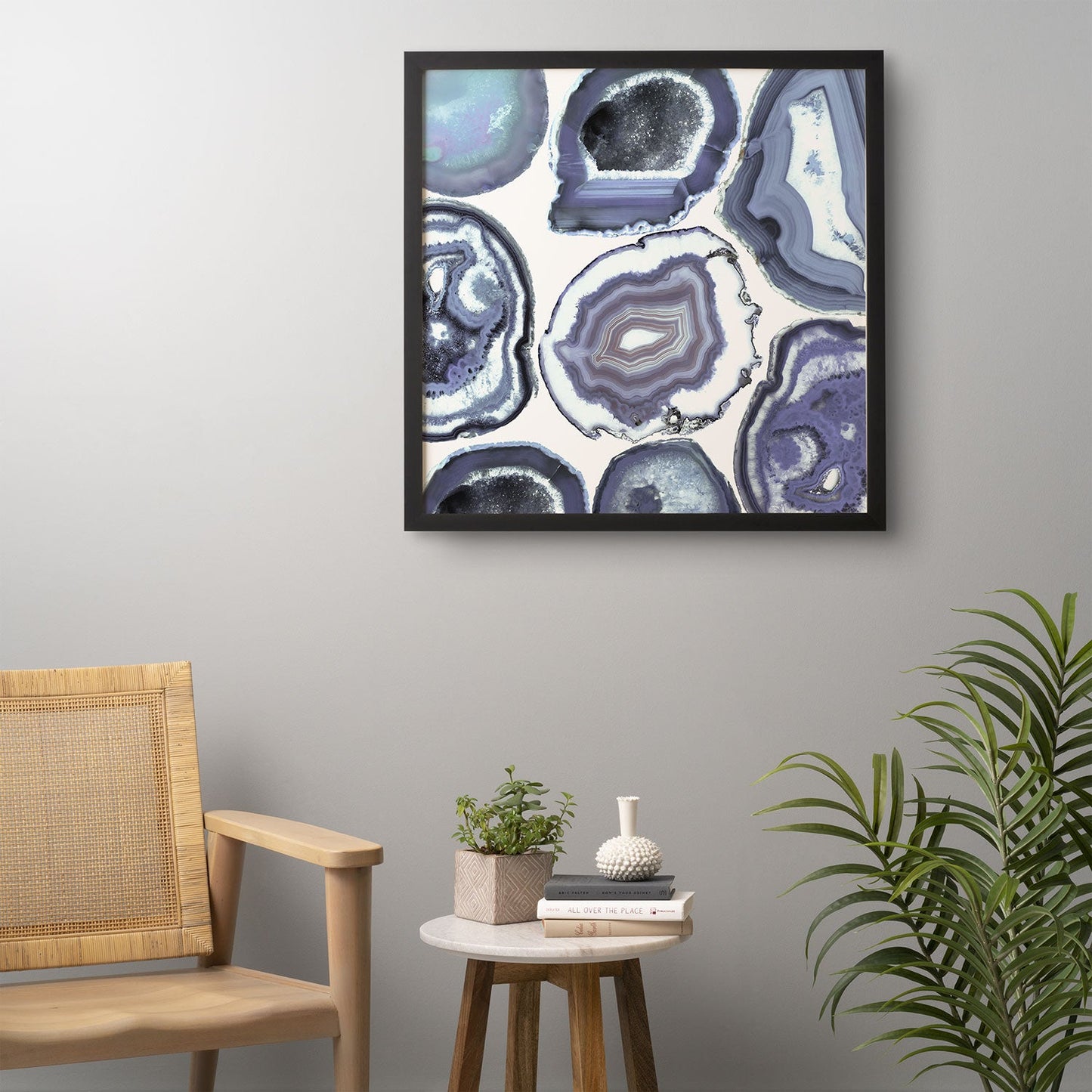Emanuela Carratoni Agate Rhapsody Framed Wall Art