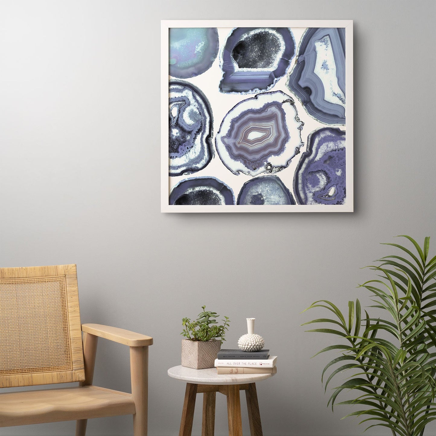 Emanuela Carratoni Agate Rhapsody Framed Wall Art