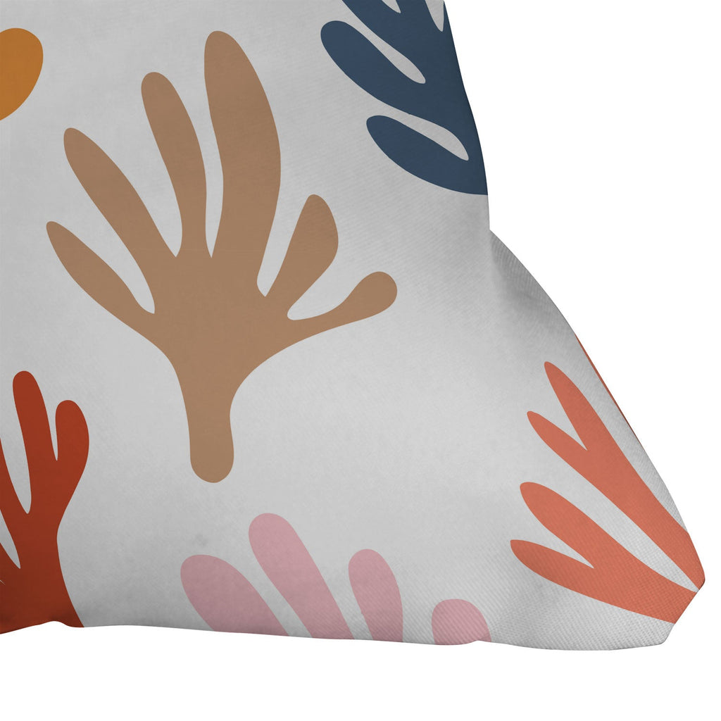 Emanuela Carratoni Bold Cut Out Theme Outdoor Throw Pillow