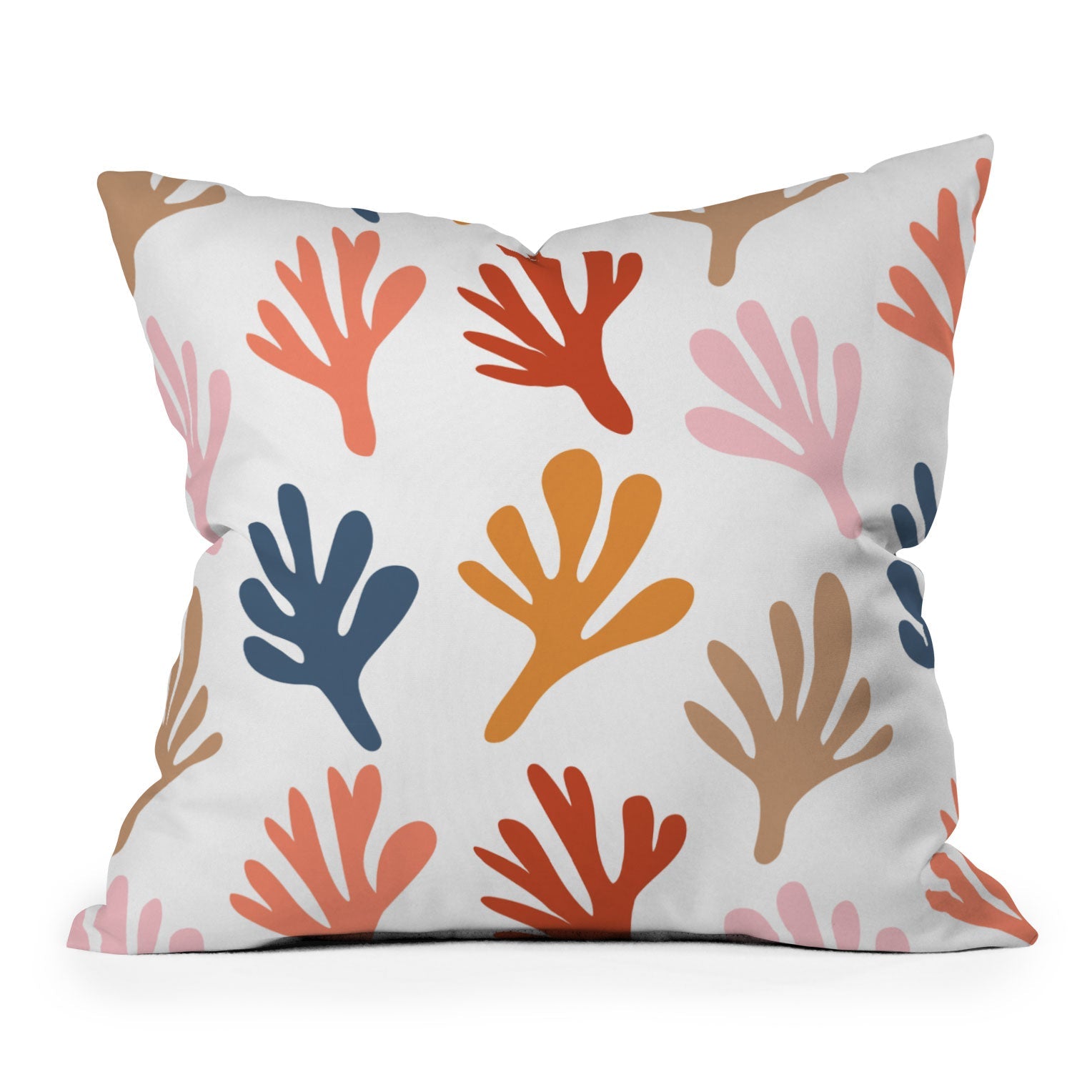 Emanuela Carratoni Bold Cut Out Theme Outdoor Throw Pillow