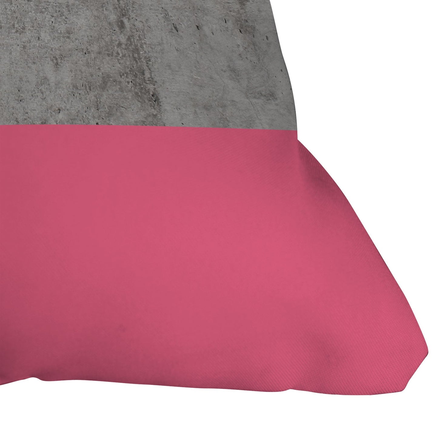 Emanuela Carratoni Concrete with Fashion Pink Throw Pillow
