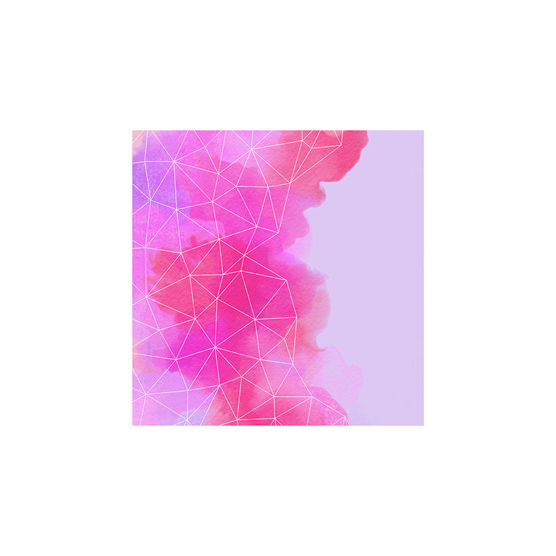 Emanuela Carratoni Geometric Pink Shadows Art Print
