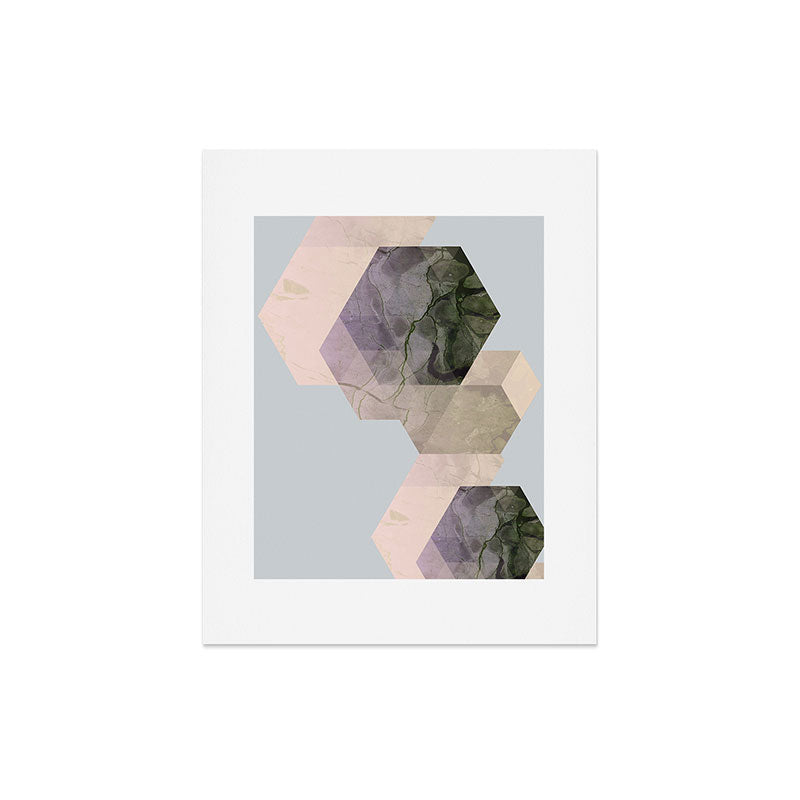 Emanuela Carratoni Marble Geometry Art Print