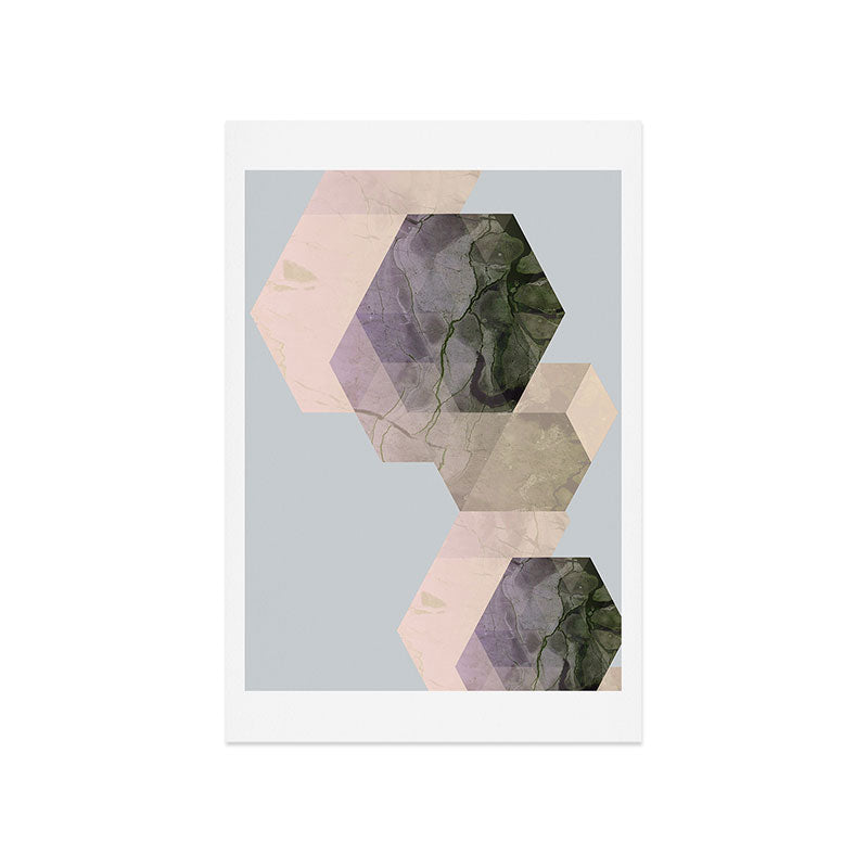 Emanuela Carratoni Marble Geometry Art Print