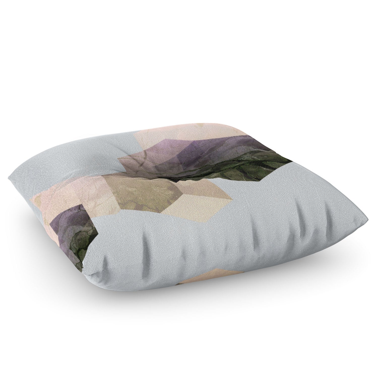 Emanuela Carratoni Marble Geometry Floor Pillow Square
