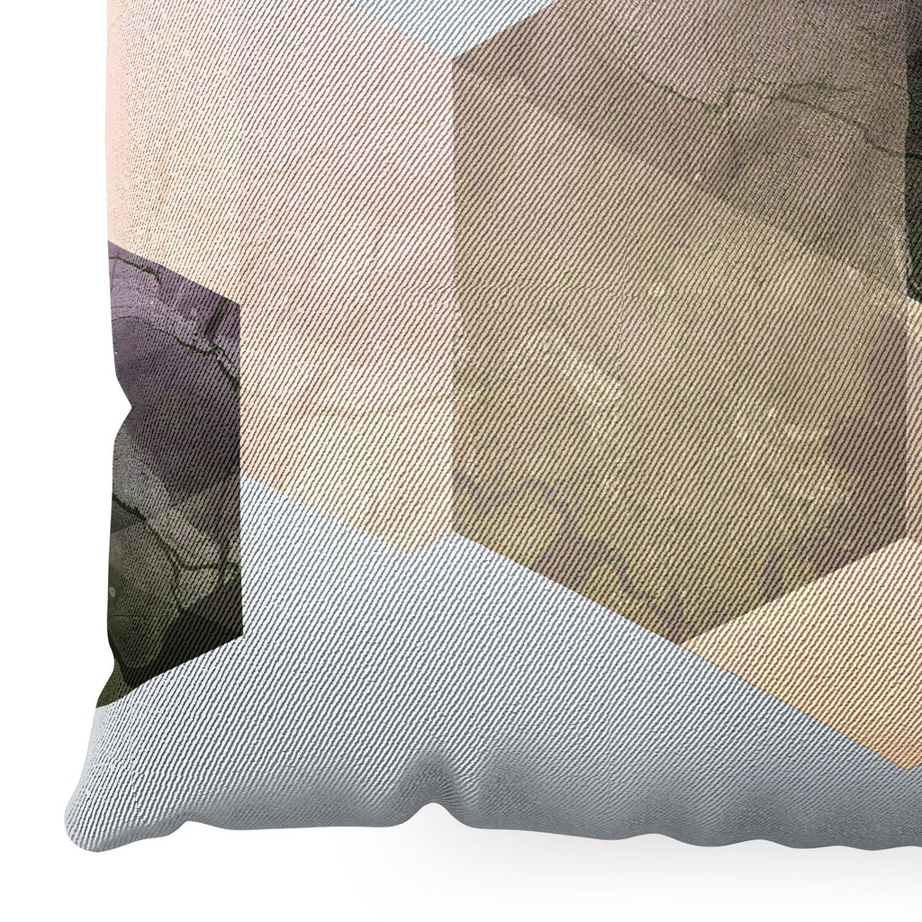 Emanuela Carratoni Marble Geometry Floor Pillow Square