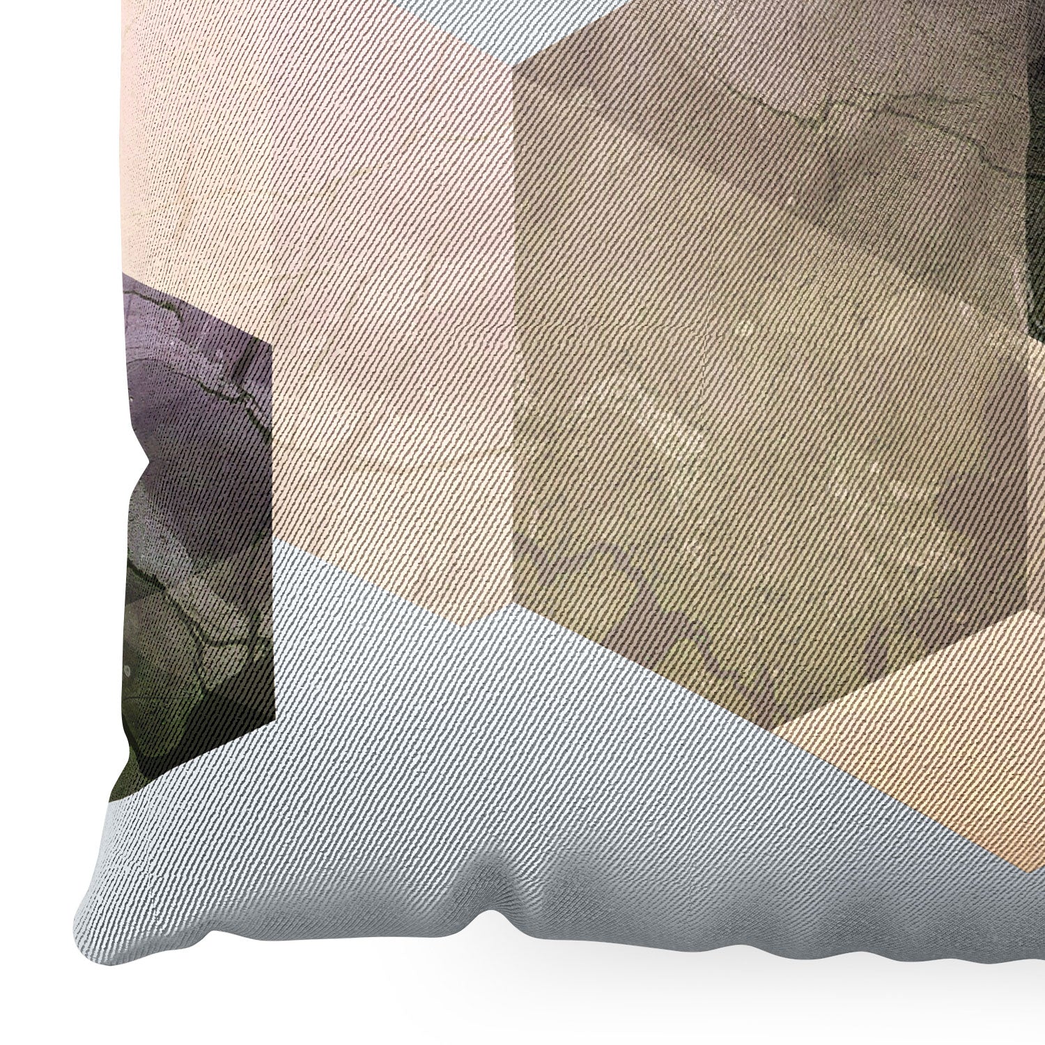 Emanuela Carratoni Marble Geometry Floor Pillow Square