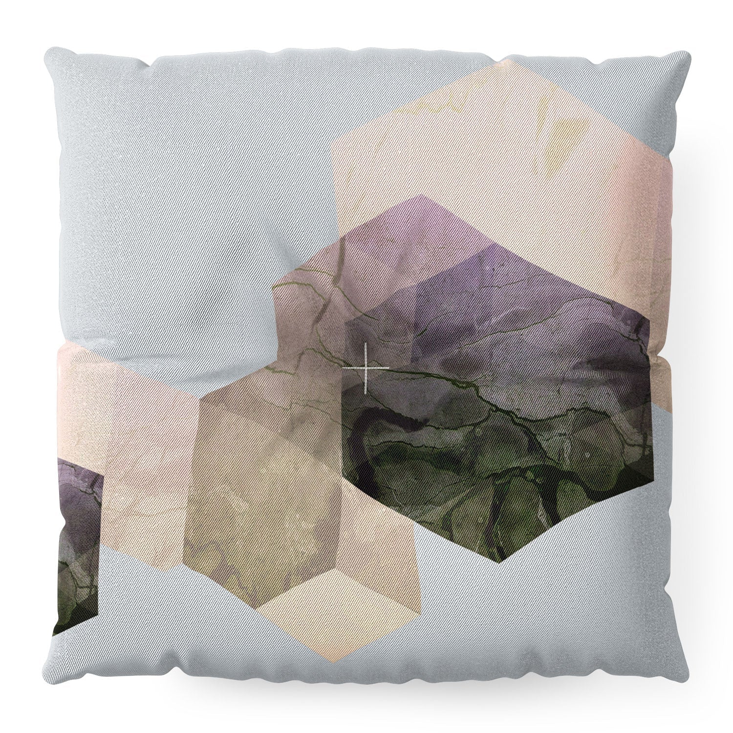 Emanuela Carratoni Marble Geometry Floor Pillow Square