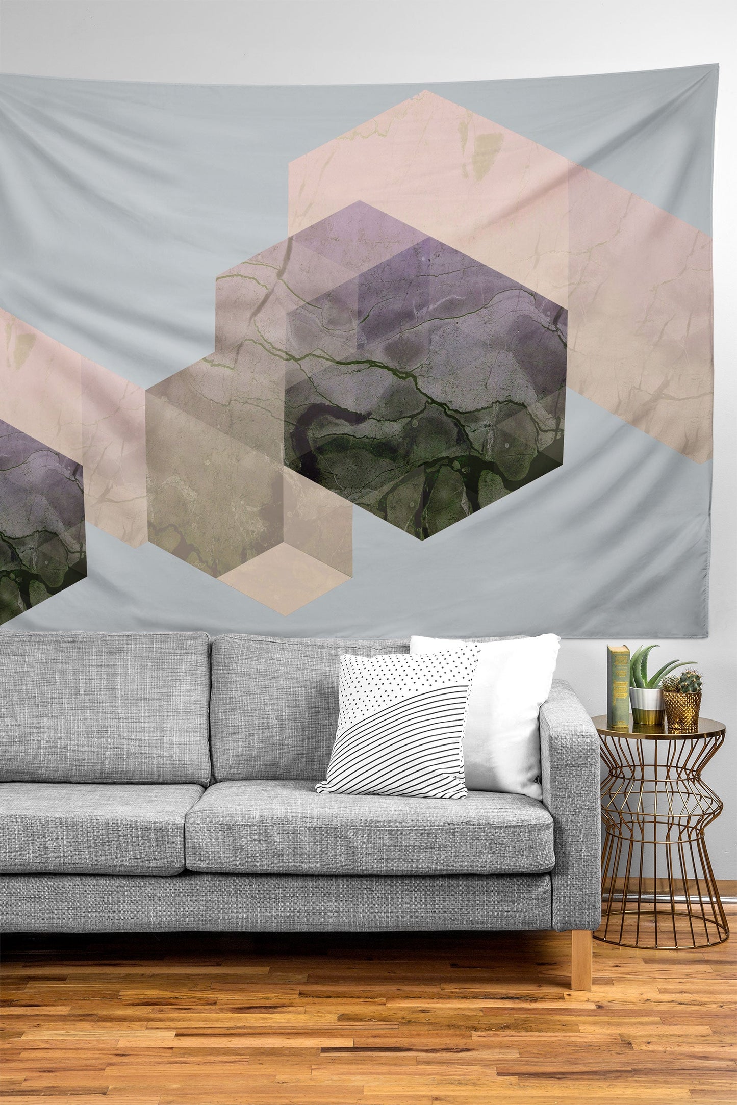 Emanuela Carratoni Marble Geometry Tapestry