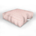 Emanuela Carratoni Old Pink Stripes Outdoor Floor Cushion