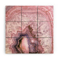 Emanuela Carratoni Pale Pink Agate Wood Wall Mural