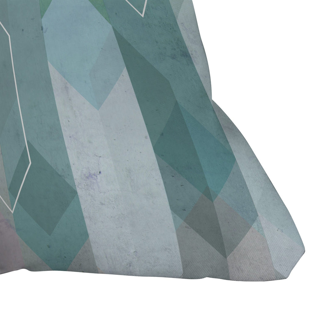 Emanuela Carratoni Raw Gems Throw Pillow