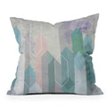 Emanuela Carratoni Raw Gems Throw Pillow