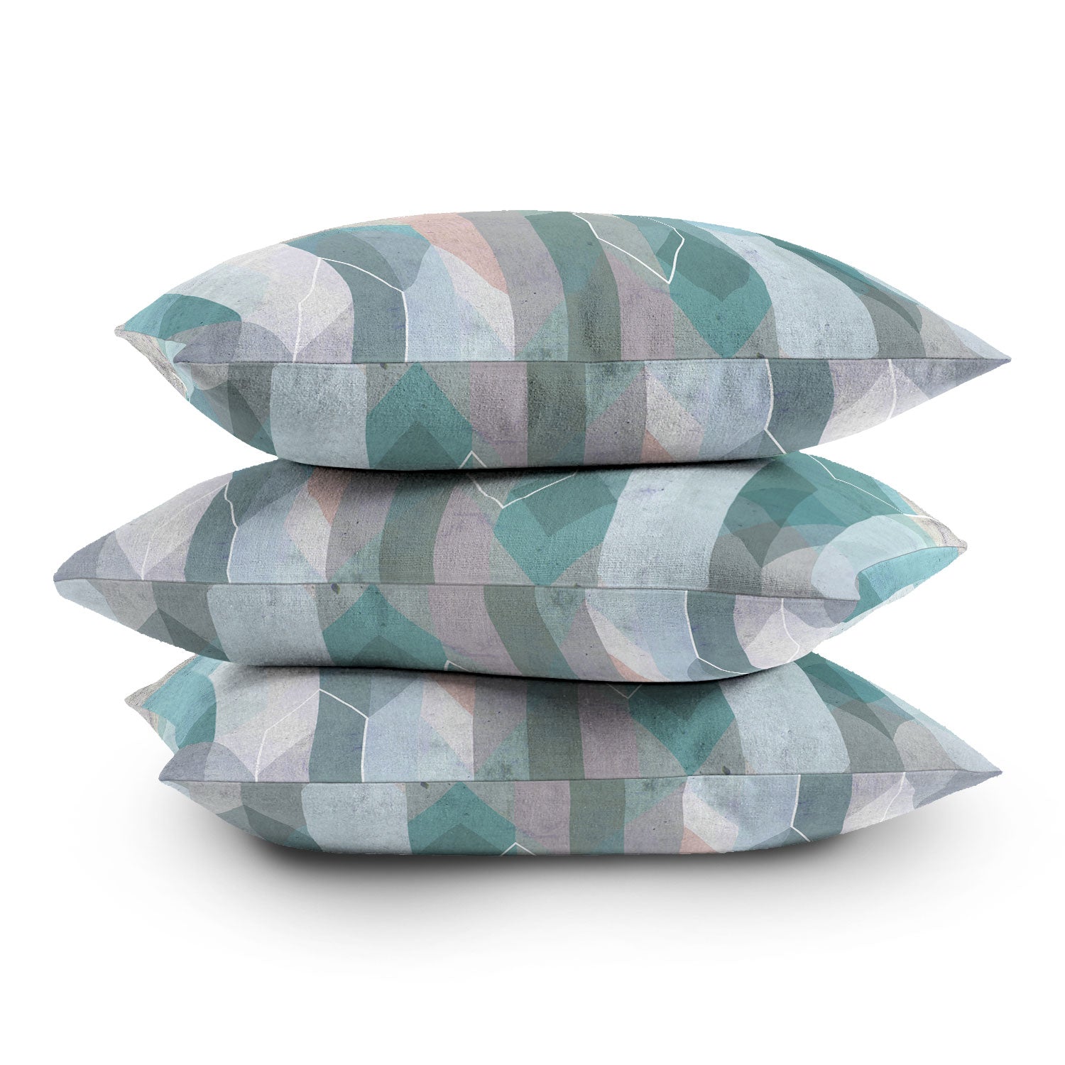 Emanuela Carratoni Raw Gems Throw Pillow