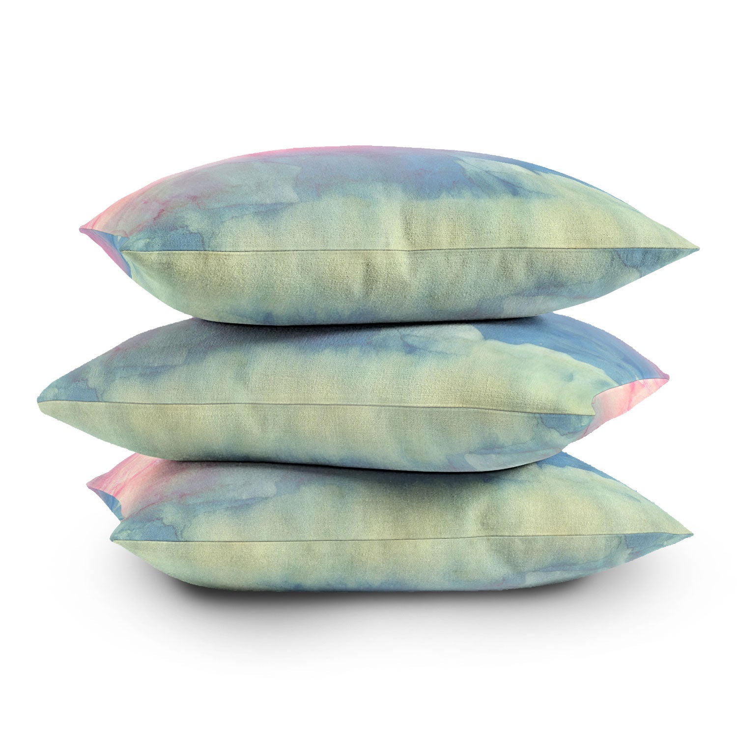 Emanuela Carratoni Serenity and Rose Outdoor Throw Pillow