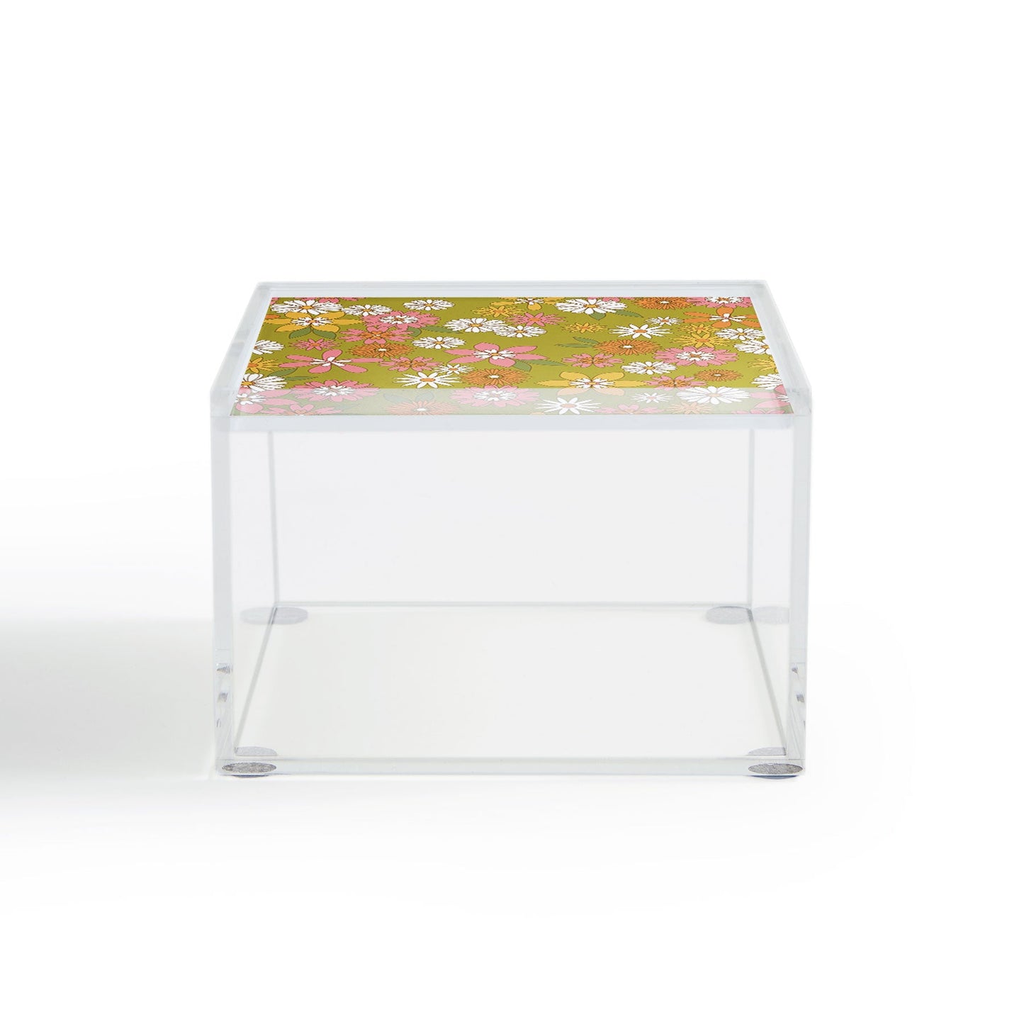 Emanuela Carratoni Vintage Floral World Acrylic Box