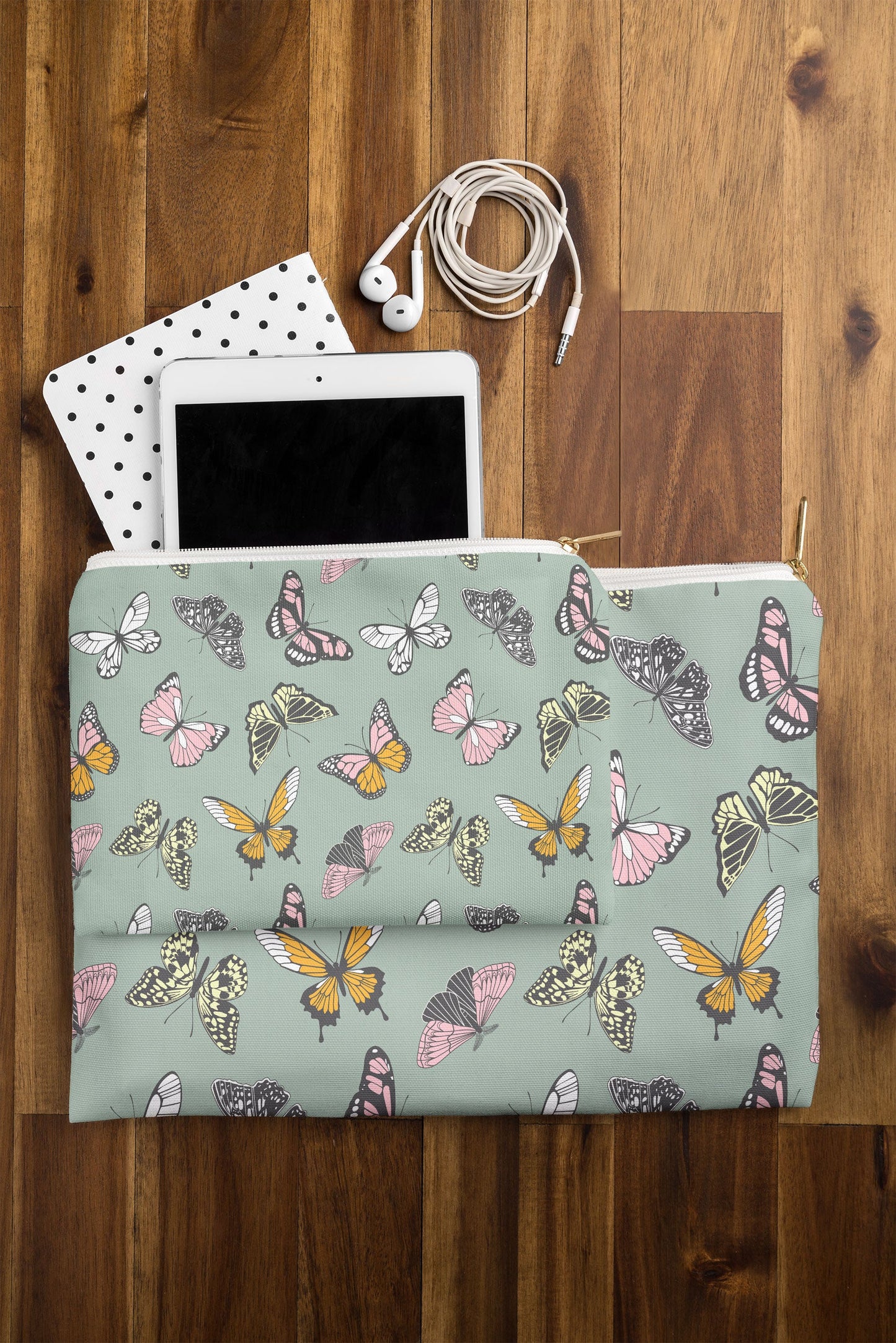 Emanuela Carratoni Wild Butterflies Pouch