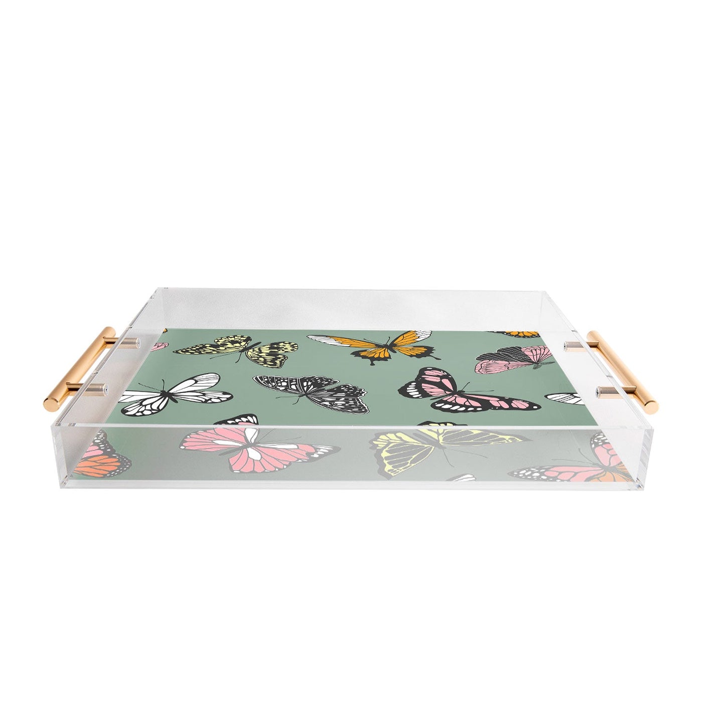 Emanuela Carratoni Wild Butterflies Acrylic Tray