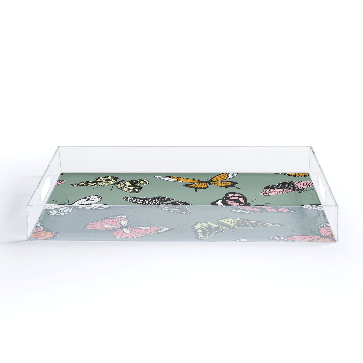 Emanuela Carratoni Wild Butterflies Acrylic Tray