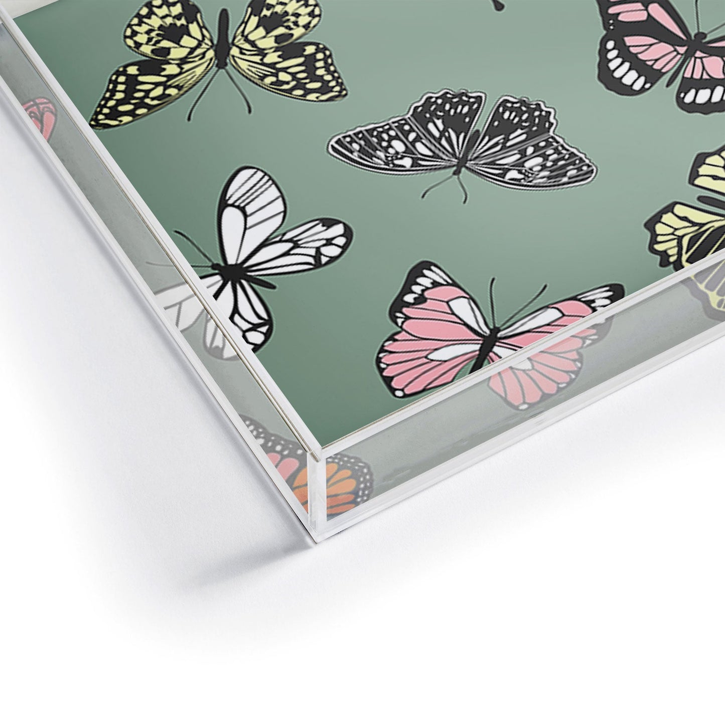 Emanuela Carratoni Wild Butterflies Acrylic Tray