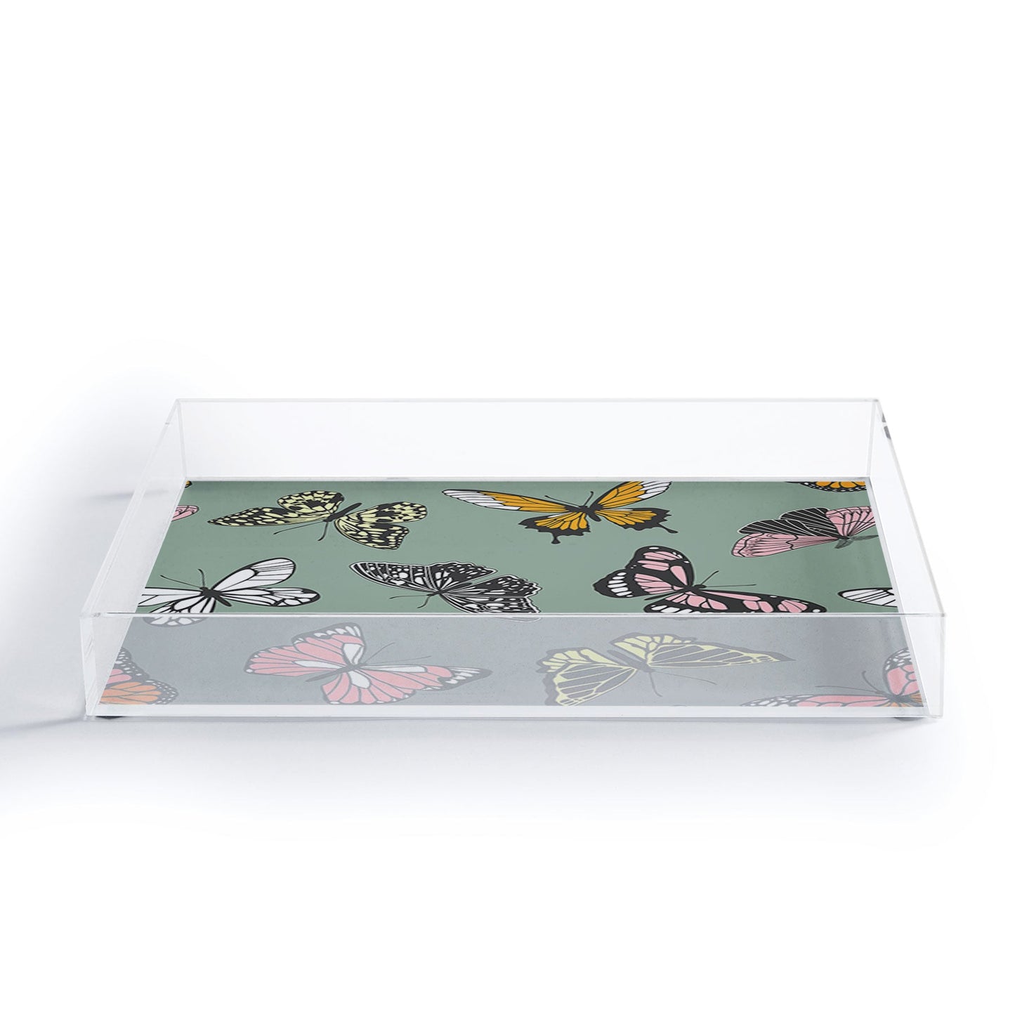 Emanuela Carratoni Wild Butterflies Acrylic Tray