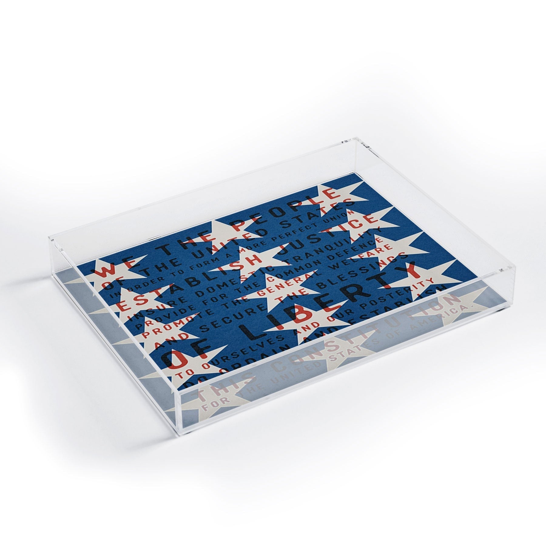 DENY Designs Starred Preamble Acrylic Tray