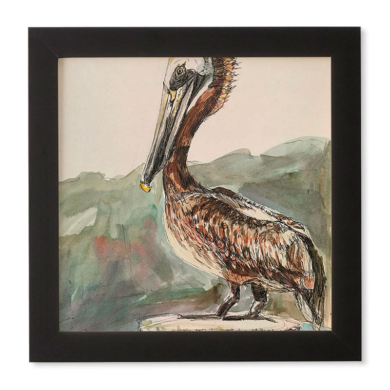 Emily Tucci Pelican Framed Wall Art