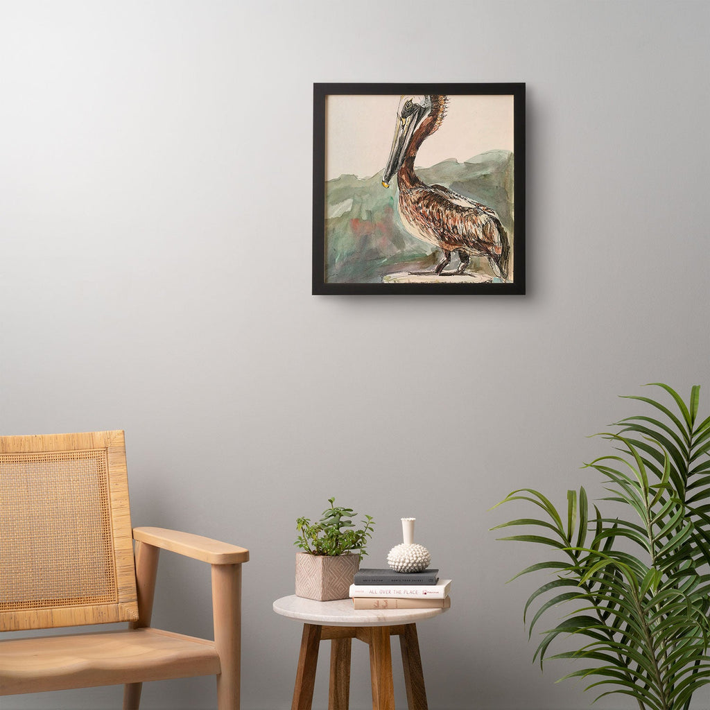Emily Tucci Pelican Framed Wall Art