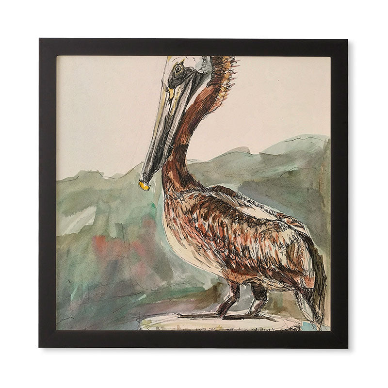 Emily Tucci Pelican Framed Wall Art