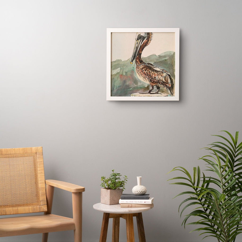 Emily Tucci Pelican Framed Wall Art