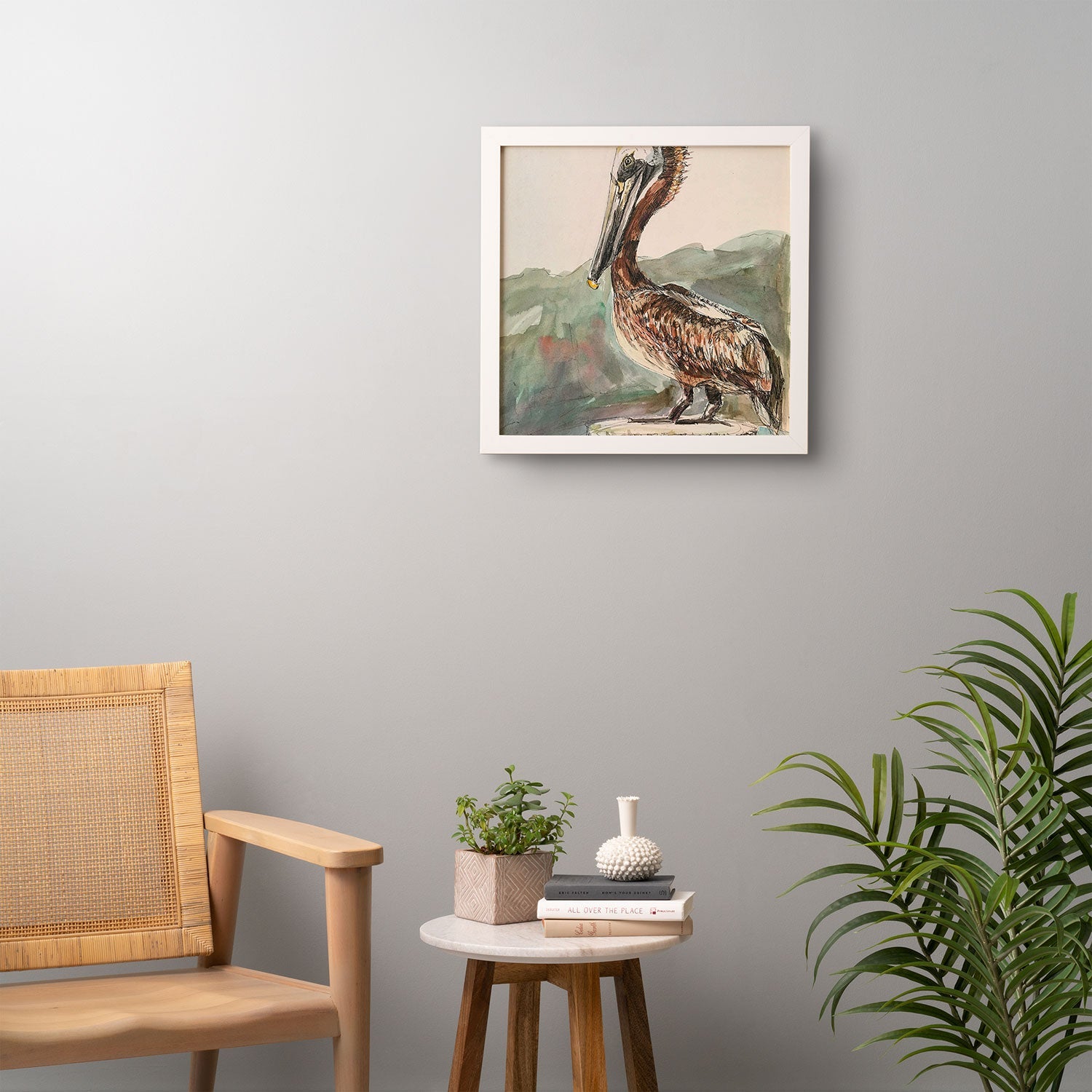 Emily Tucci Pelican Framed Wall Art