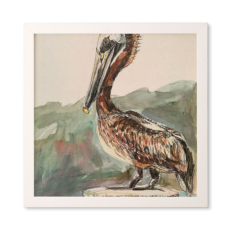 Emily Tucci Pelican Framed Wall Art