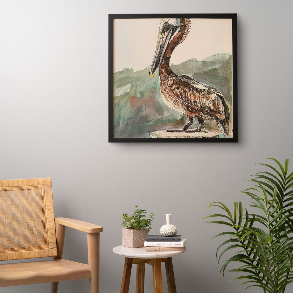 Emily Tucci Pelican Framed Wall Art
