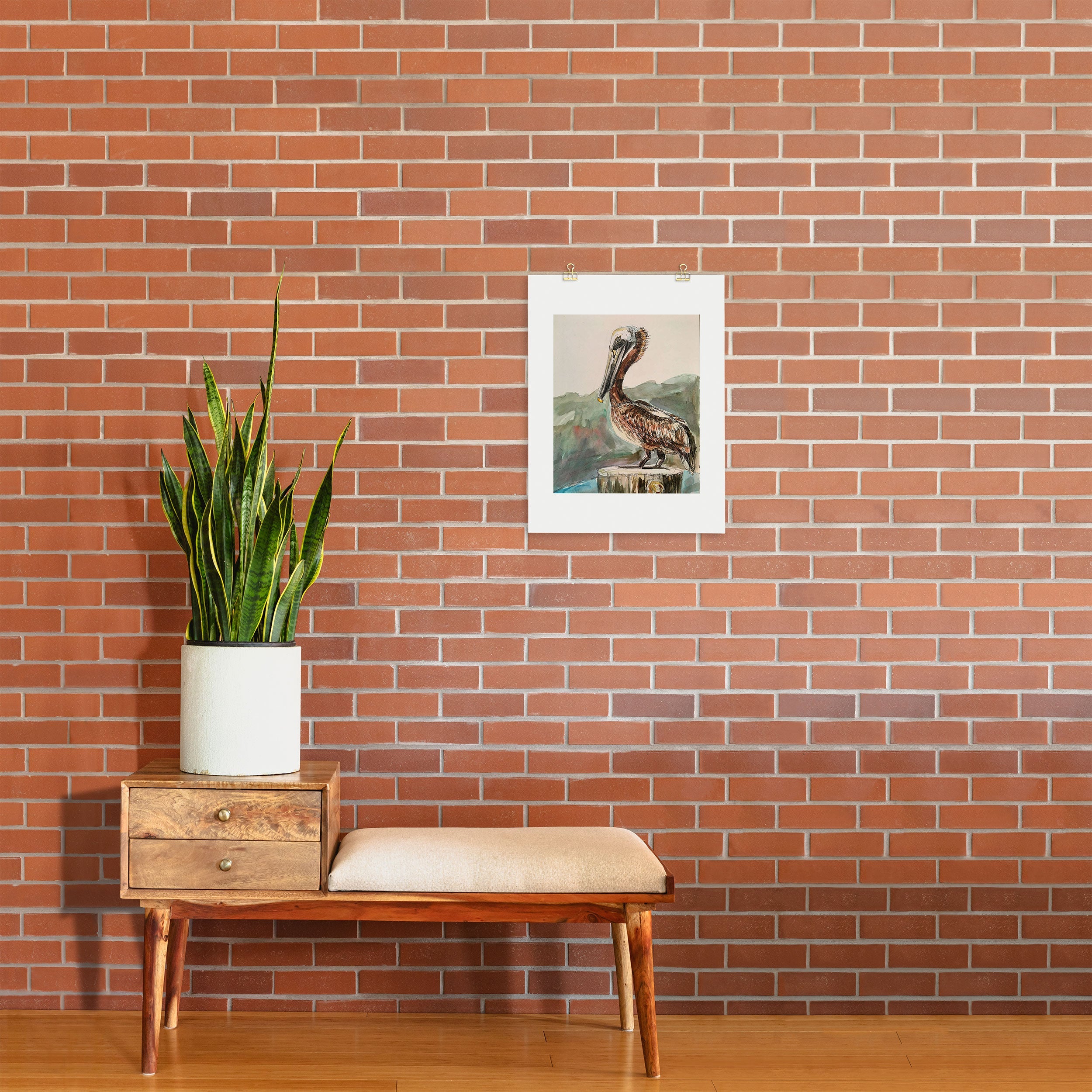 Emily Tucci Pelican Art Print
