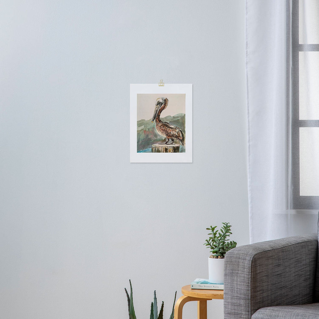 Emily Tucci Pelican Art Print