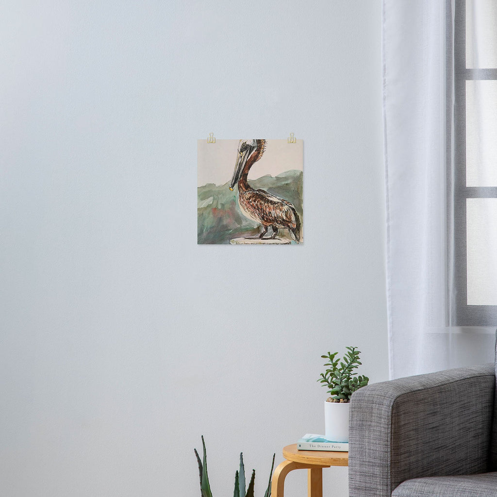 Emily Tucci Pelican Art Print
