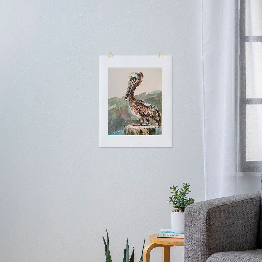 Emily Tucci Pelican Art Print