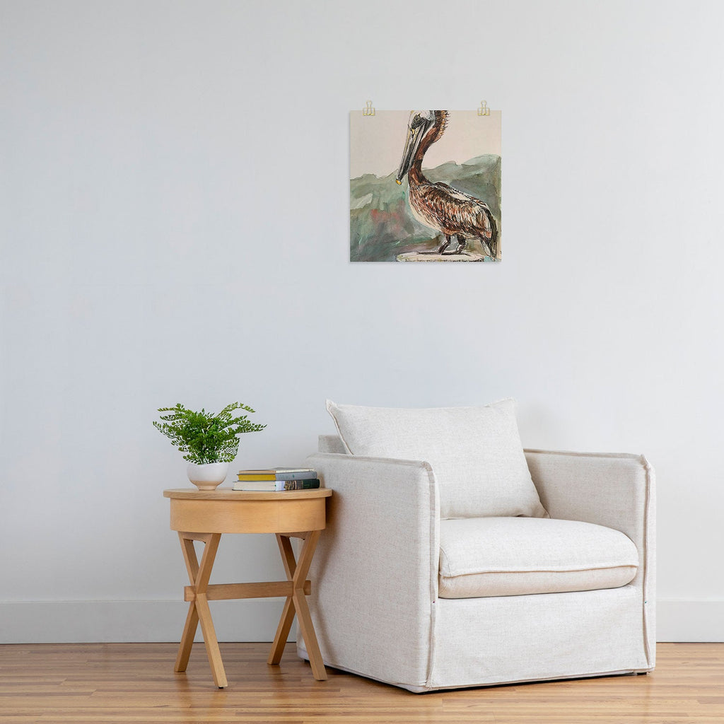 Emily Tucci Pelican Art Print