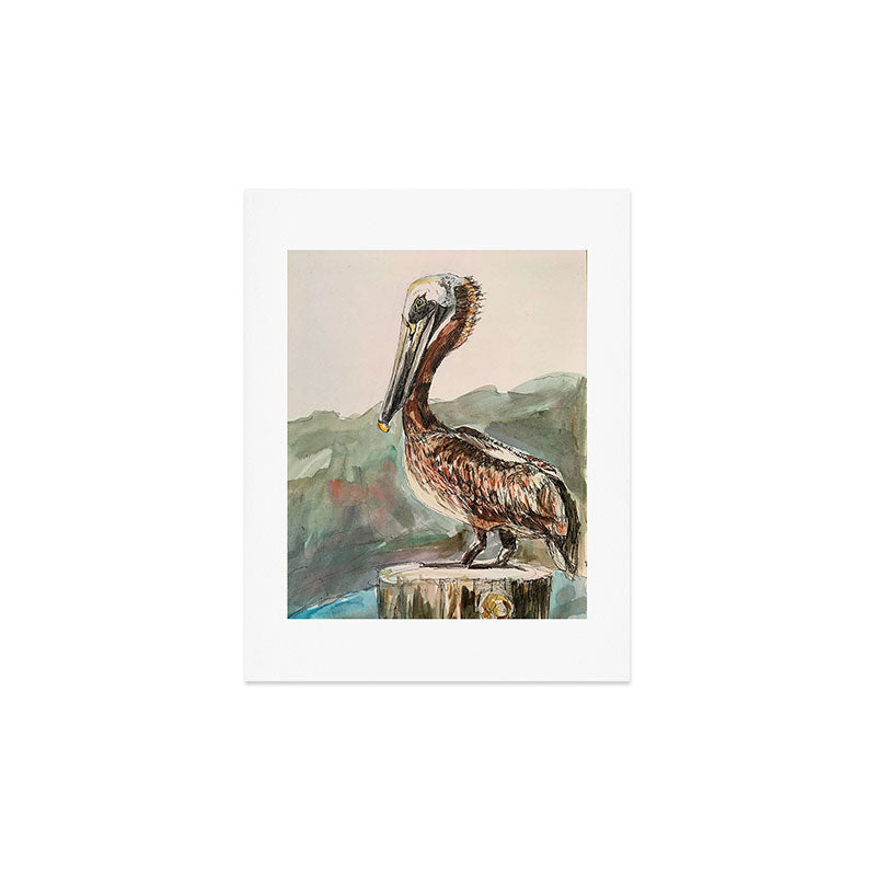 Emily Tucci Pelican Art Print