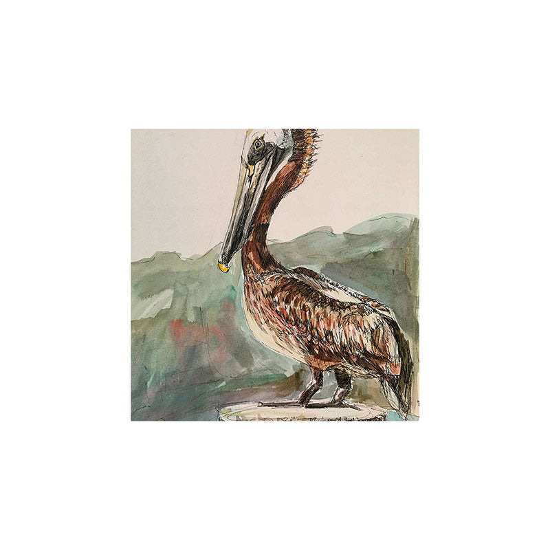 Emily Tucci Pelican Art Print